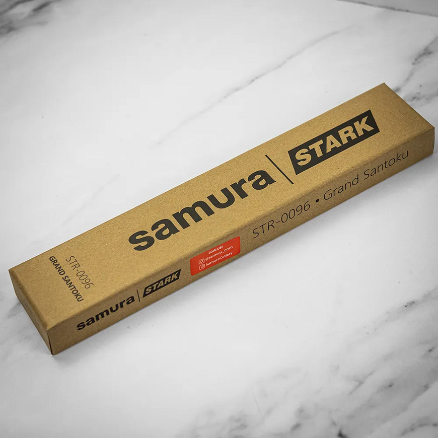 Ніж Сантоку Samura STARK STR-0096, AUS-8, 197 мм, Китай