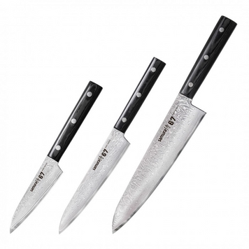 Набор ножей Samura 67 Damascus SD67-0220M, AUS-10 67 слоев, Китай