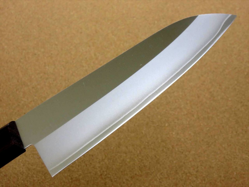 Santoku knife 170 mm, AUS 8 3 layers, Kanetsugu Miyabi Isshin 2003, Japan
