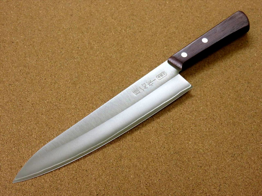 Chef's knife 210 mm, AUS8 3 layers, Kanetsugu Miyabi Isshin 2005, Japan