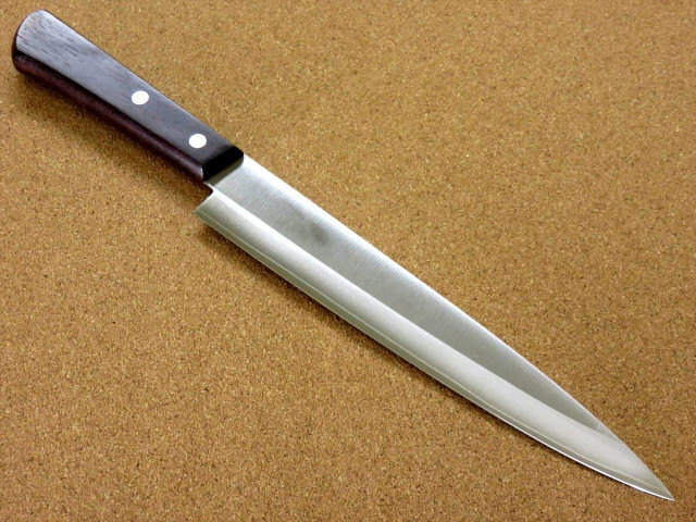 Knife slicer 210 mm, AUS 8 3 layers, Kanetsugu Miyabi Isshin 2006, Japan