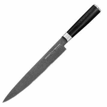 Нож-слайсер Samura Mo-V Stonewash SM-0045B, AUS-8, 230 мм, Китай