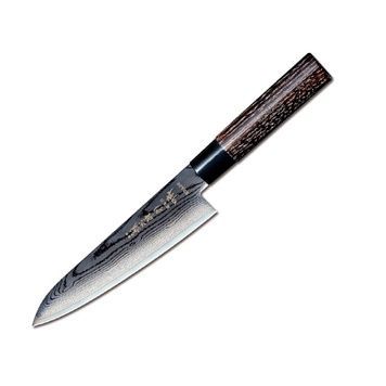 Шеф-нож Tojiro Shippu Black FD-1593, VG-10 63 слоя, 180 мм, Япония