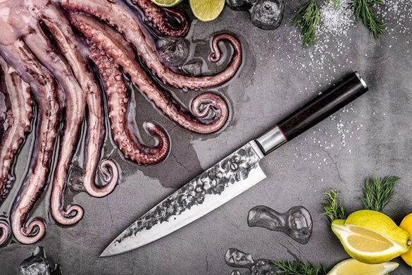 Шеф-нож Style de Vie Sebra Forged SebraKoksmes, 7Cr17MoV, 205 мм, Нидерланды