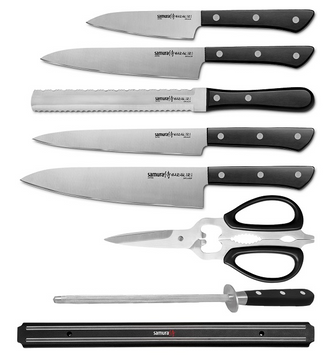 Набор ножей Samura Harakiri SHR-0280B, AUS-8, Китай