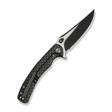Ніж складаний туристичний Weknife Dracarys, (9.1 см) B&ouml;hler M390 / титан 6AL4V чорний WE25061B-5