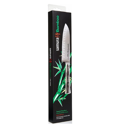 Ніж сантоку Samura Bamboo SBA-0093, AUS-8, 138 мм, Китай