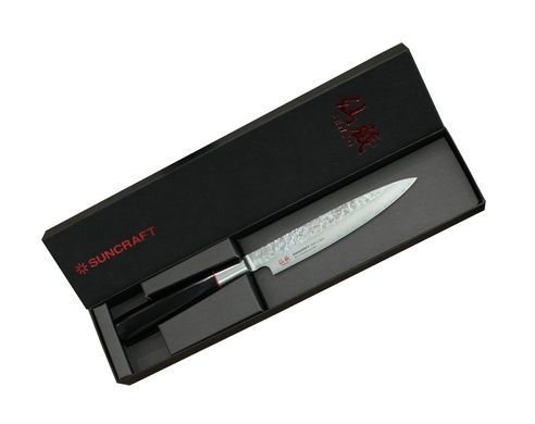Utility knife Suncraft Senzo Classic SZ-02, VG-10 33 layers, 120 mm, Japan