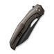 Ніж складаний туристичний WE Knife Ignio Mystery Box, (8.4 см) CPM 20CV / титан 6AL4V бронзовий WE22042B-2 MB