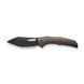 Ніж складаний туристичний WE Knife Ignio Mystery Box, (8.4 см) CPM 20CV / титан 6AL4V бронзовий WE22042B-2 MB
