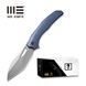 Folding Knife WE Knife Ignio Mystery Box WE22042B-3 MB (83.9 mm, CPM-20CV, 6Al4V titanium alloy), blue