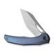 Folding Knife WE Knife Ignio Mystery Box WE22042B-3 MB (83.9 mm, CPM-20CV, 6Al4V titanium alloy), blue