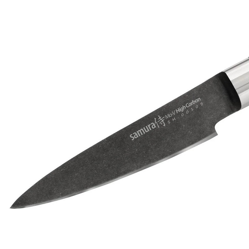 Paring knife Samura Mo-V Stonewash SM-0010B, AUS-8, 90 mm, China
